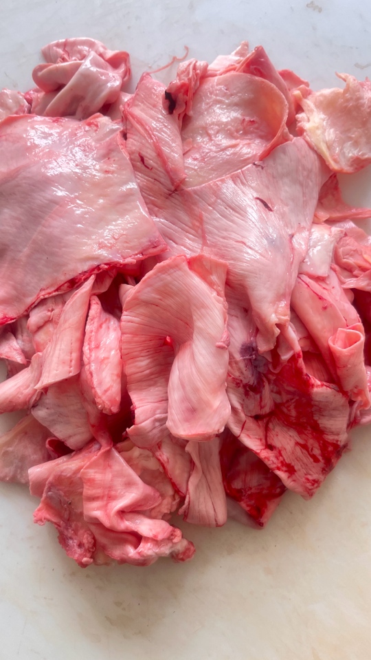 牛筋皮批发筋皮子带筋每天鲜出5斤10斤包邮烧烤穿串新鲜生鲜