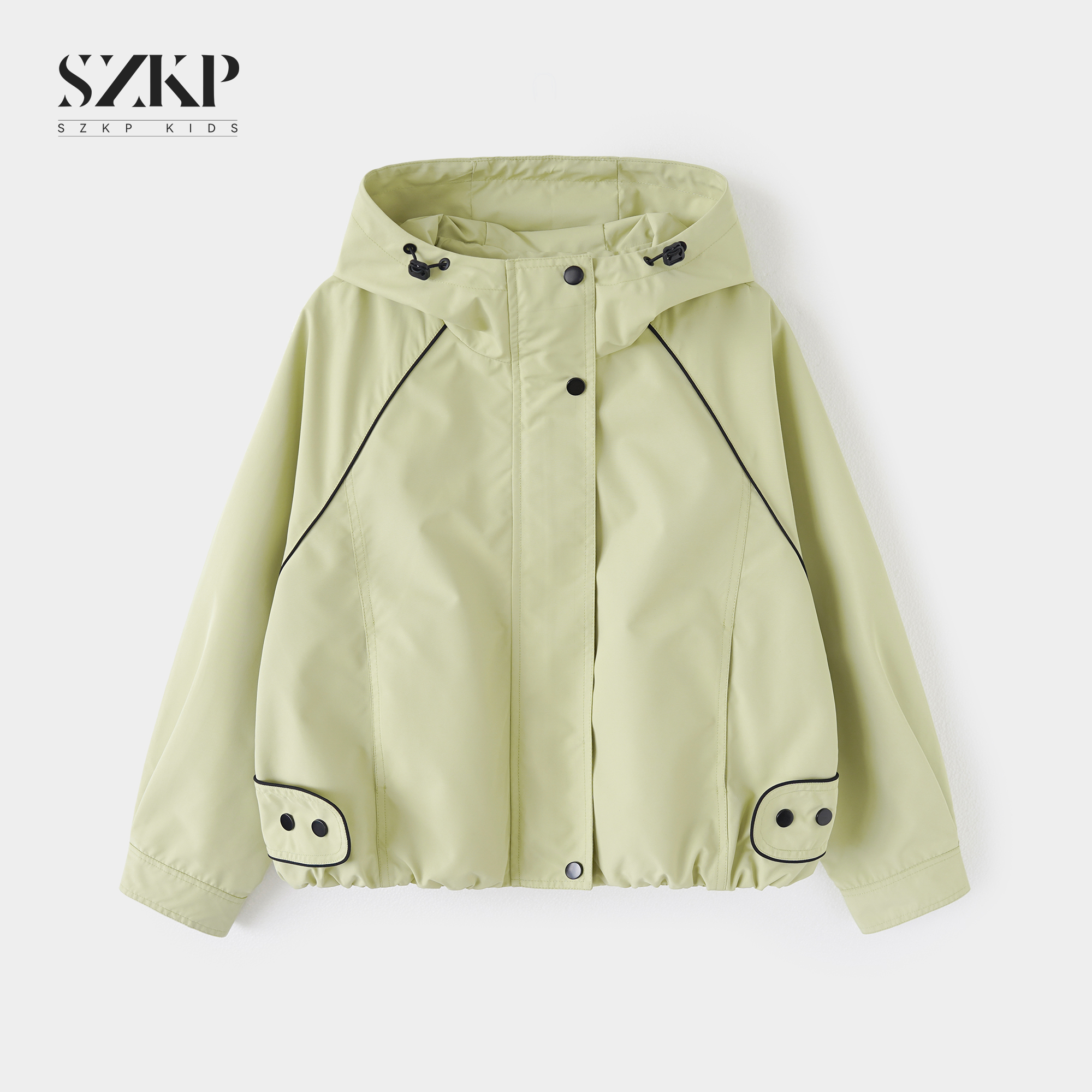 SZKP秋季新款女童装休闲上衣中大童时尚洋气儿童外套BGYQ552929