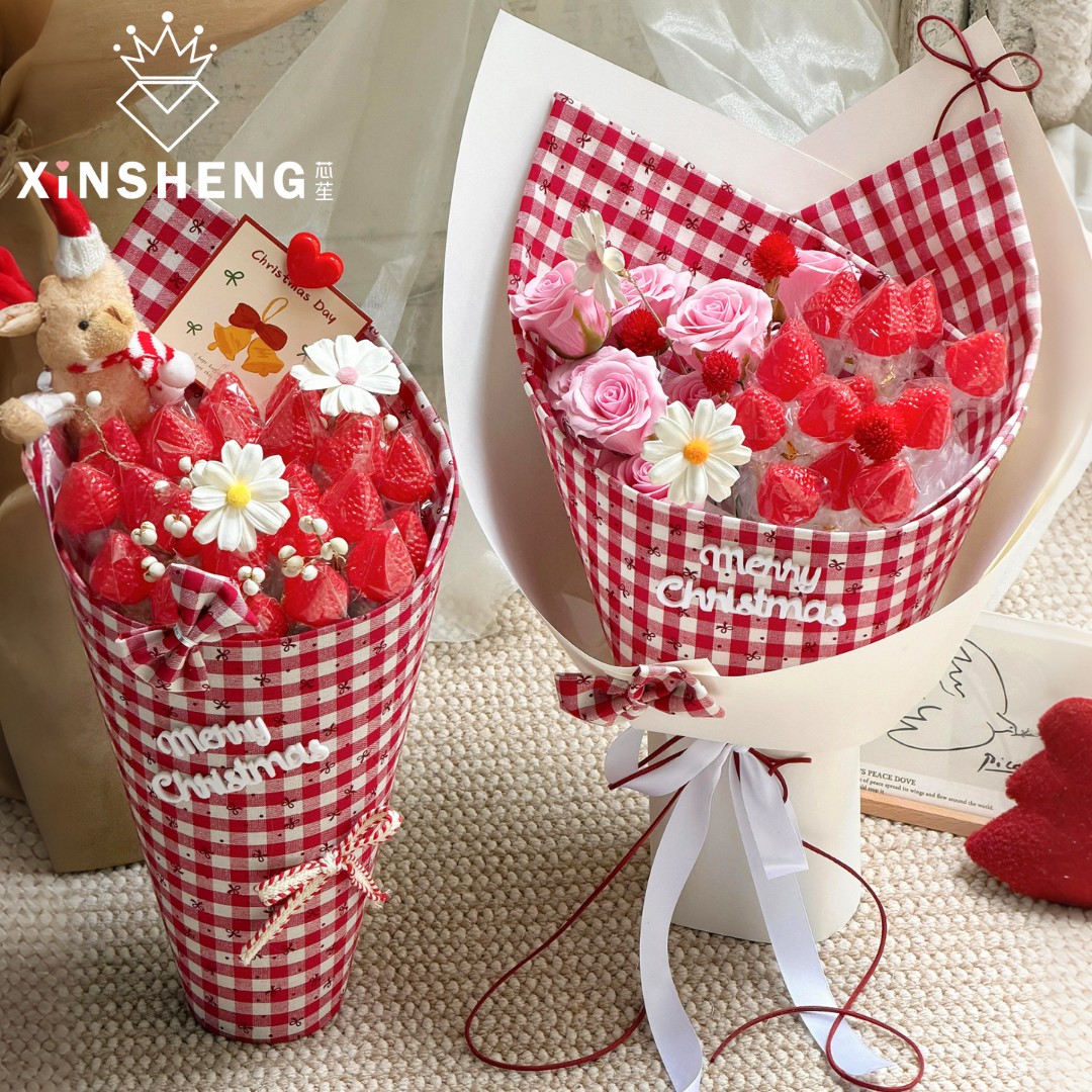 【仅有】芯苼 复古蝴蝶结·布料 鲜花束精致包花布花艺资材