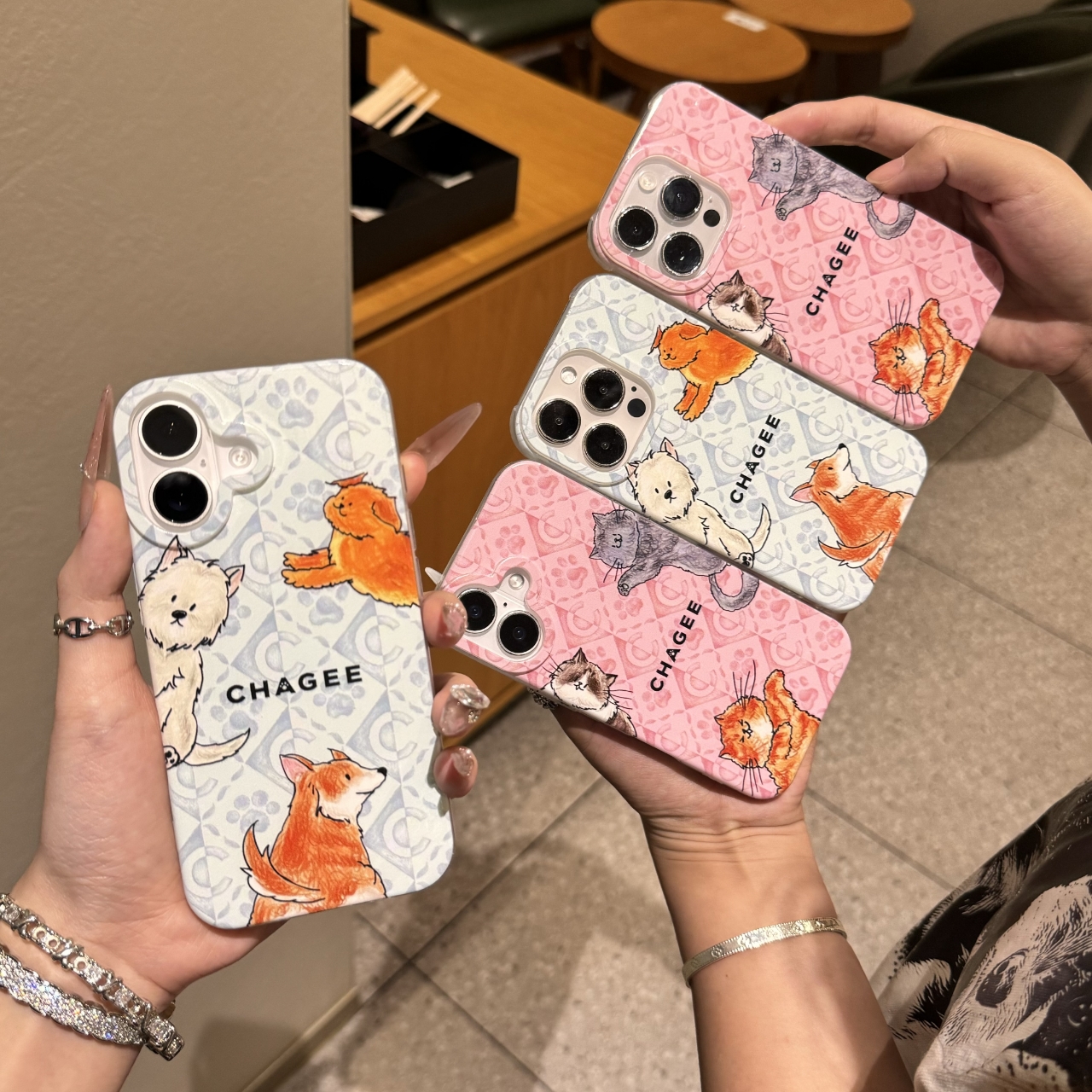 萌宠猫狗imd适用苹果16/15华为p70手机壳iPhone14oppo防摔