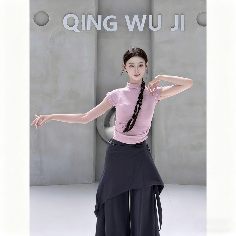 古典舞舞蹈上衣女修身形体舞蹈服专业现代舞舞蹈裤新款舞蹈练功服