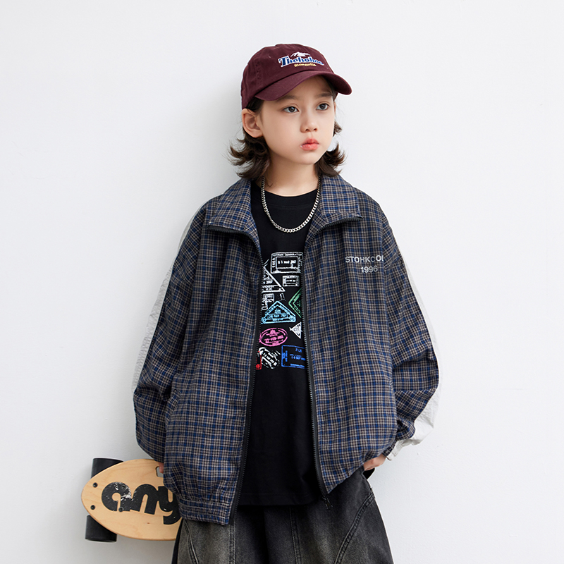 【2025秋款上新】男童外套儿童洋气春秋季休闲上衣中大童韩版帅气潮