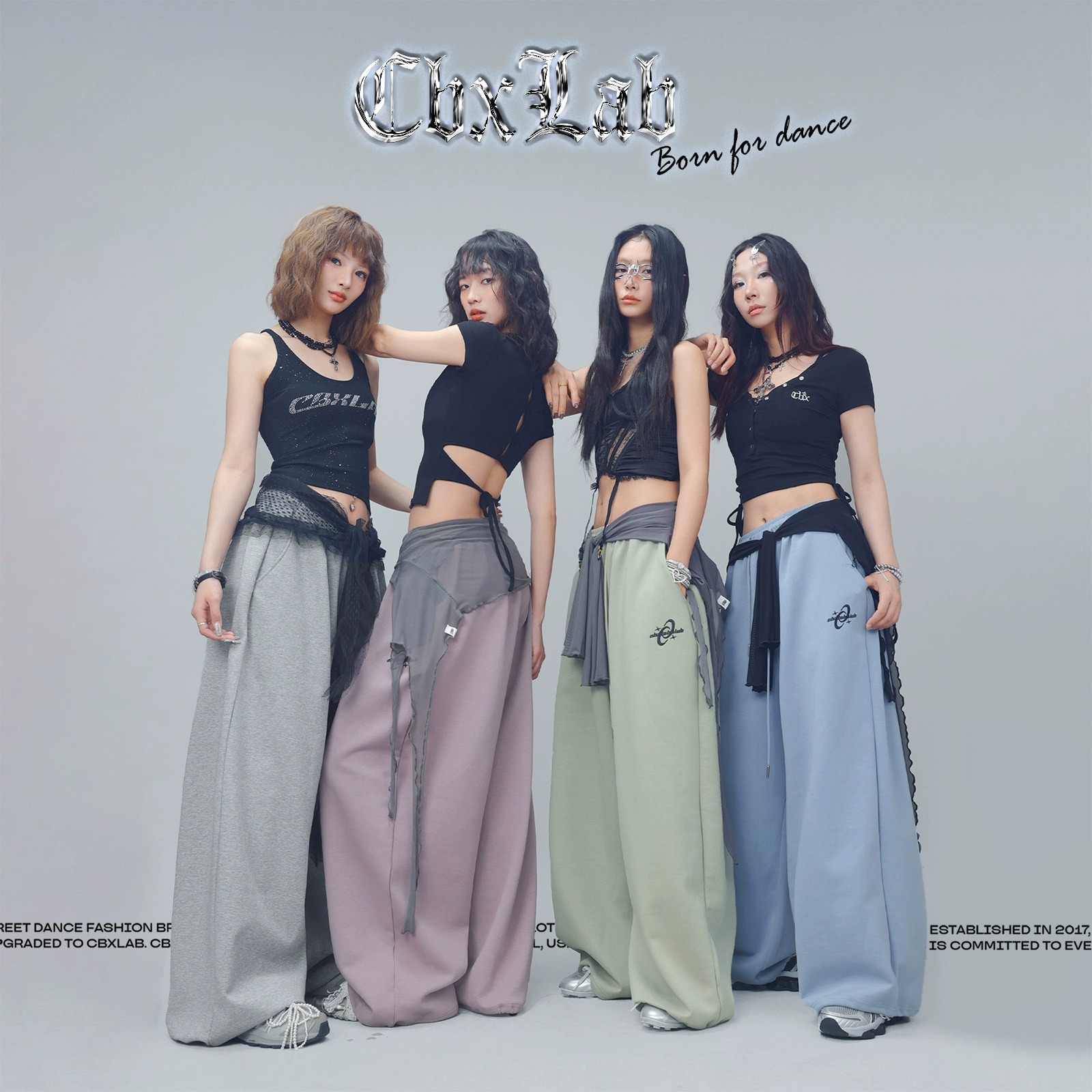 【达人专属】CBXLAB街舞潮牌大王长裤显瘦洋气时尚休闲宽松百搭长款