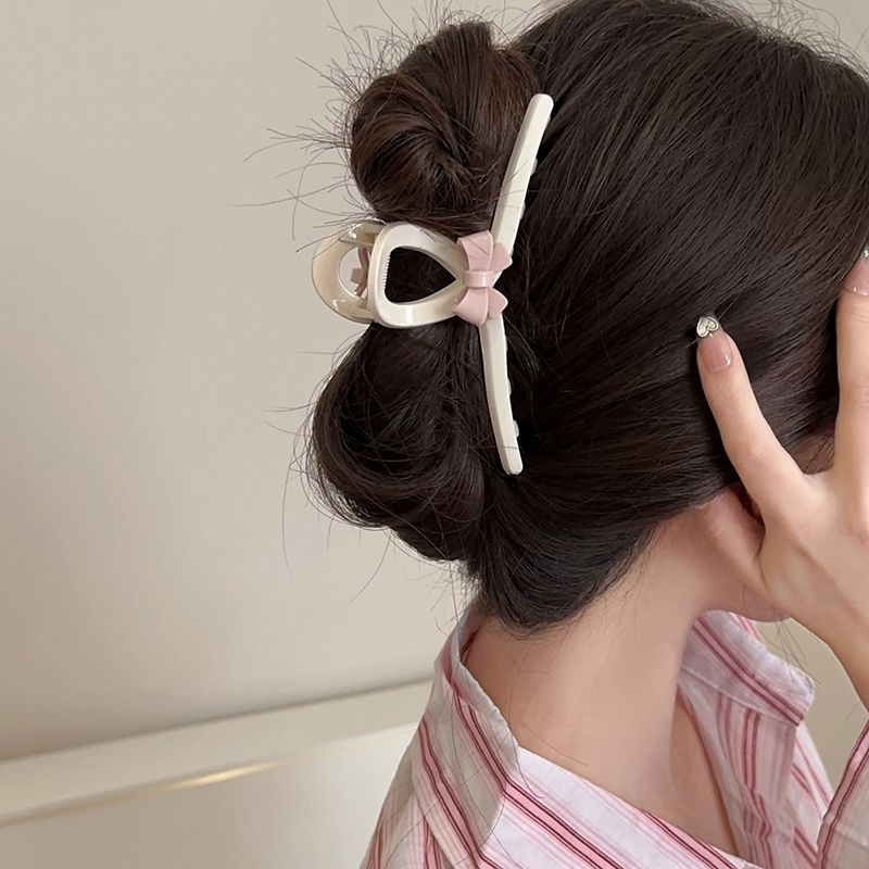 鲨鱼夹ins高颜值少女~结抓夹女可爱2025年新款发夹后脑勺小众
