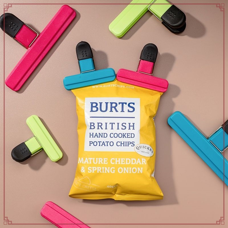 厨房T型食品封口夹薯片零食包装强力封口夹防漏防潮塑料袋密封夹