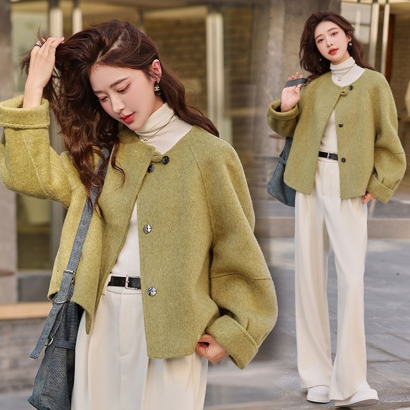 小香风外套女秋季外套短款毛呢外套外套女款爆款2025新款25886