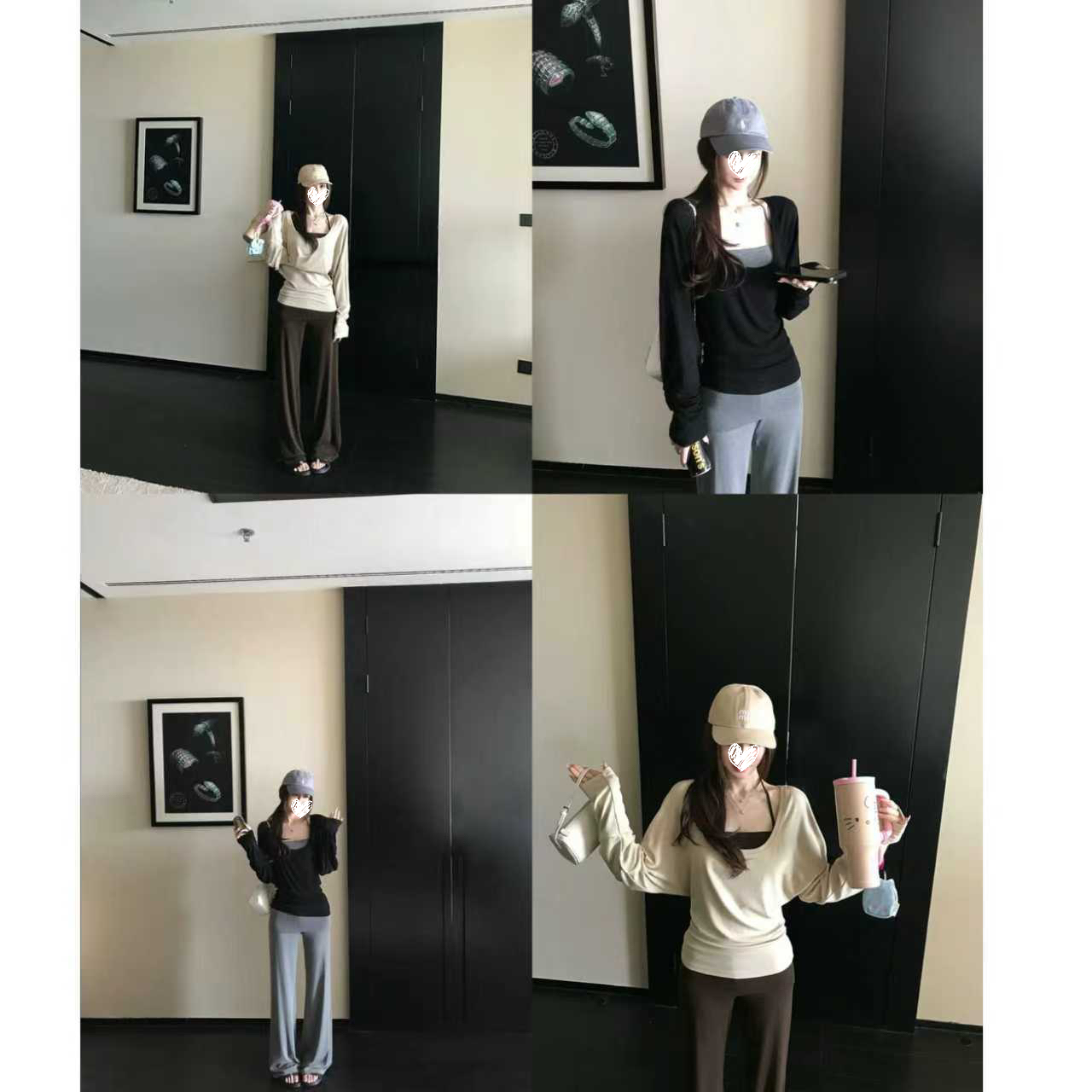 '姐系松弛'纯欲慵懒三件套轻盈无感氛围拉满ZXH2227