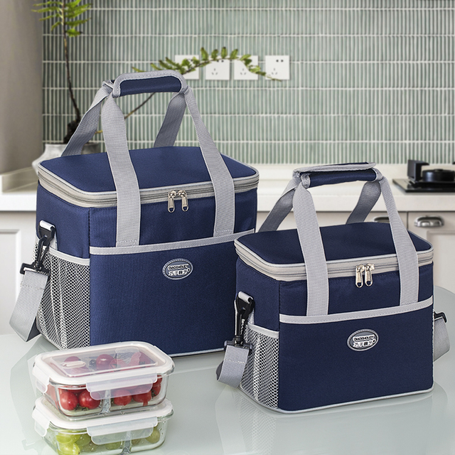 保温袋手提饭盒包铝箔加厚带饭手提袋大容量户外防水冷藏便当袋子