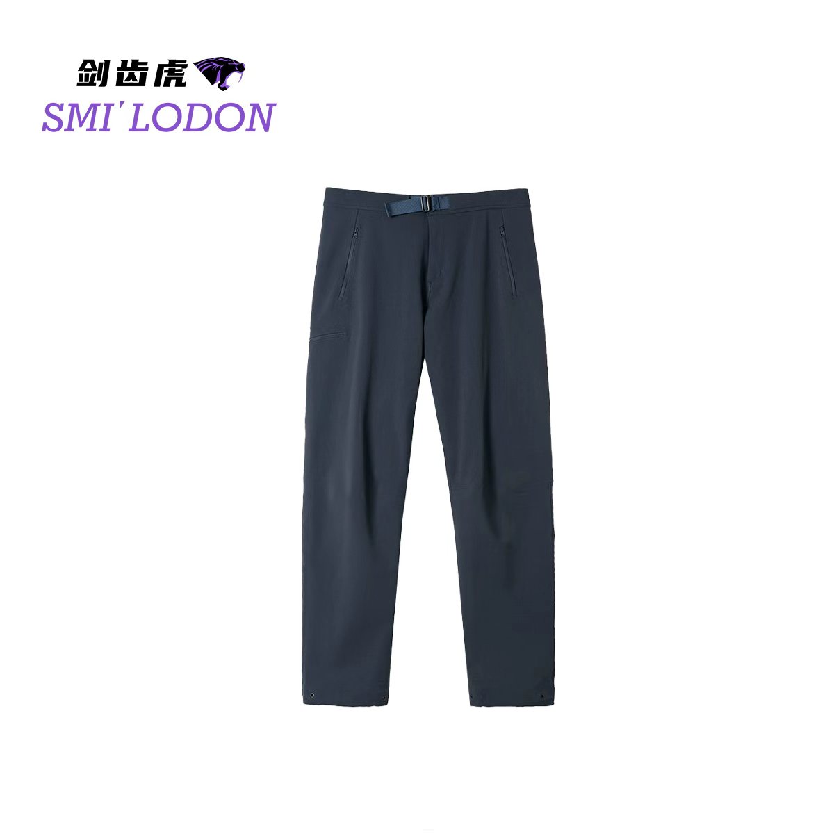 【李晨nic】SMI LODON【加绒】立体剪裁！宽松直筒运动工装休闲裤6808