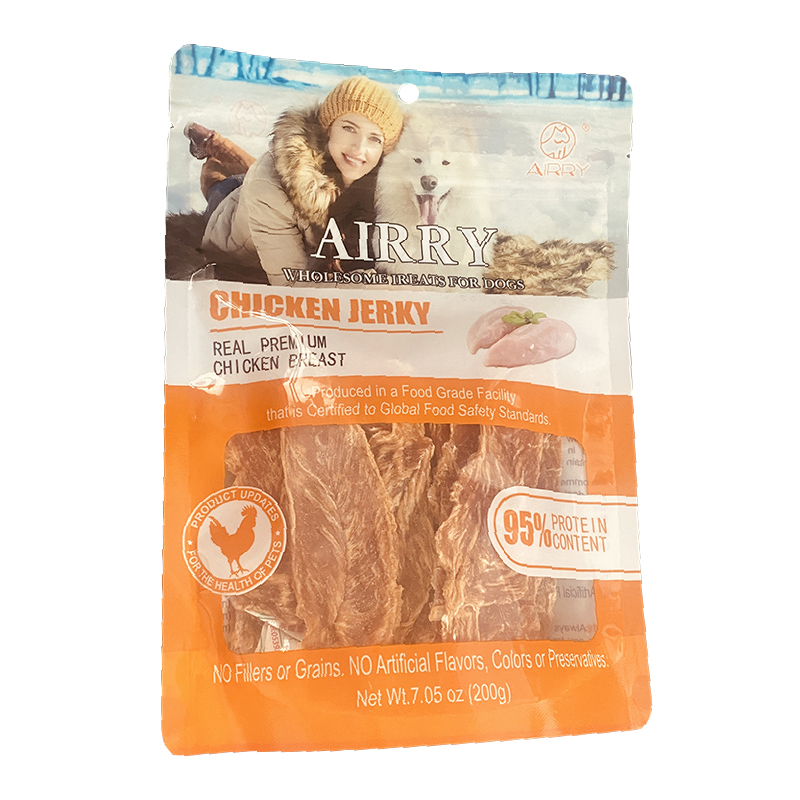 AIRRY外贸狗狗零食无添加鸡肉干200g鸡肉卷成犬幼犬磨牙肉干零食