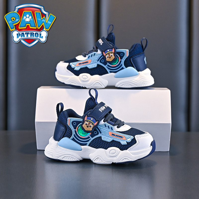 汪汪队立大功男童板鞋2025年春秋新款软底防滑透气运动鞋中小童