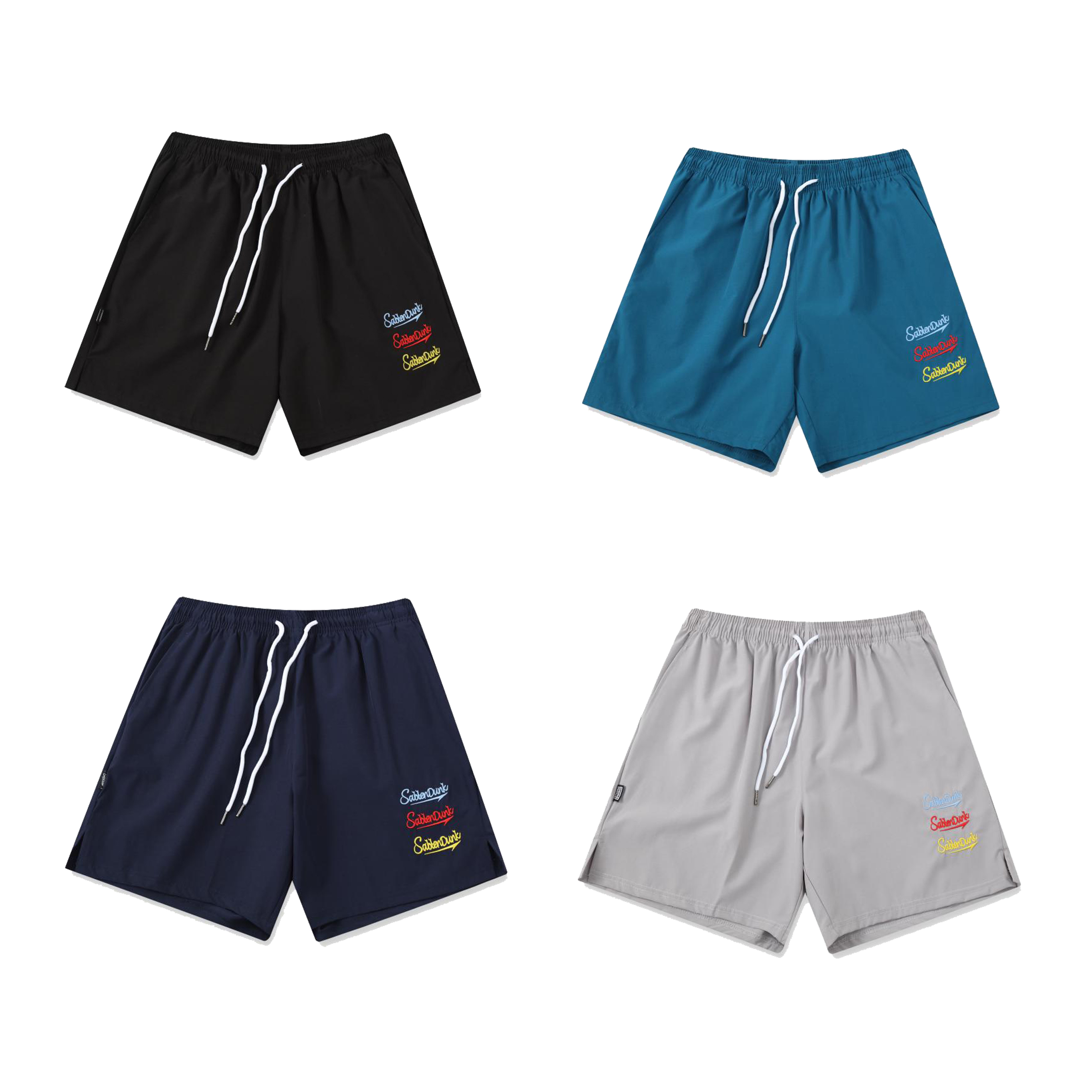 美式运动冰丝短裤休闲夏季速干健身跑步街头训练潮流百搭篮球裤