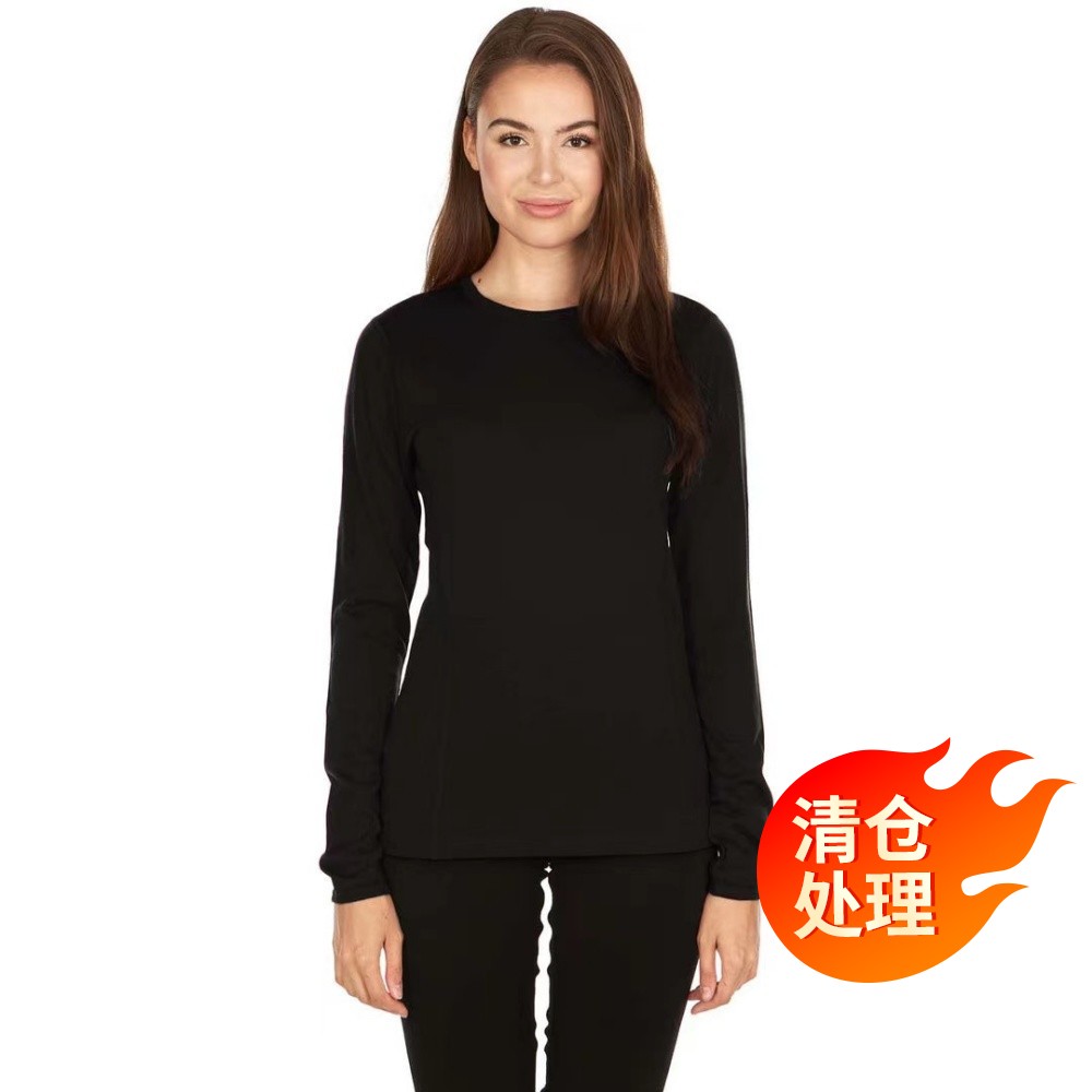 美利奴羊毛女打底衫户外长袖速干衣美丽诺保暖秋衣运动上衣冬M12