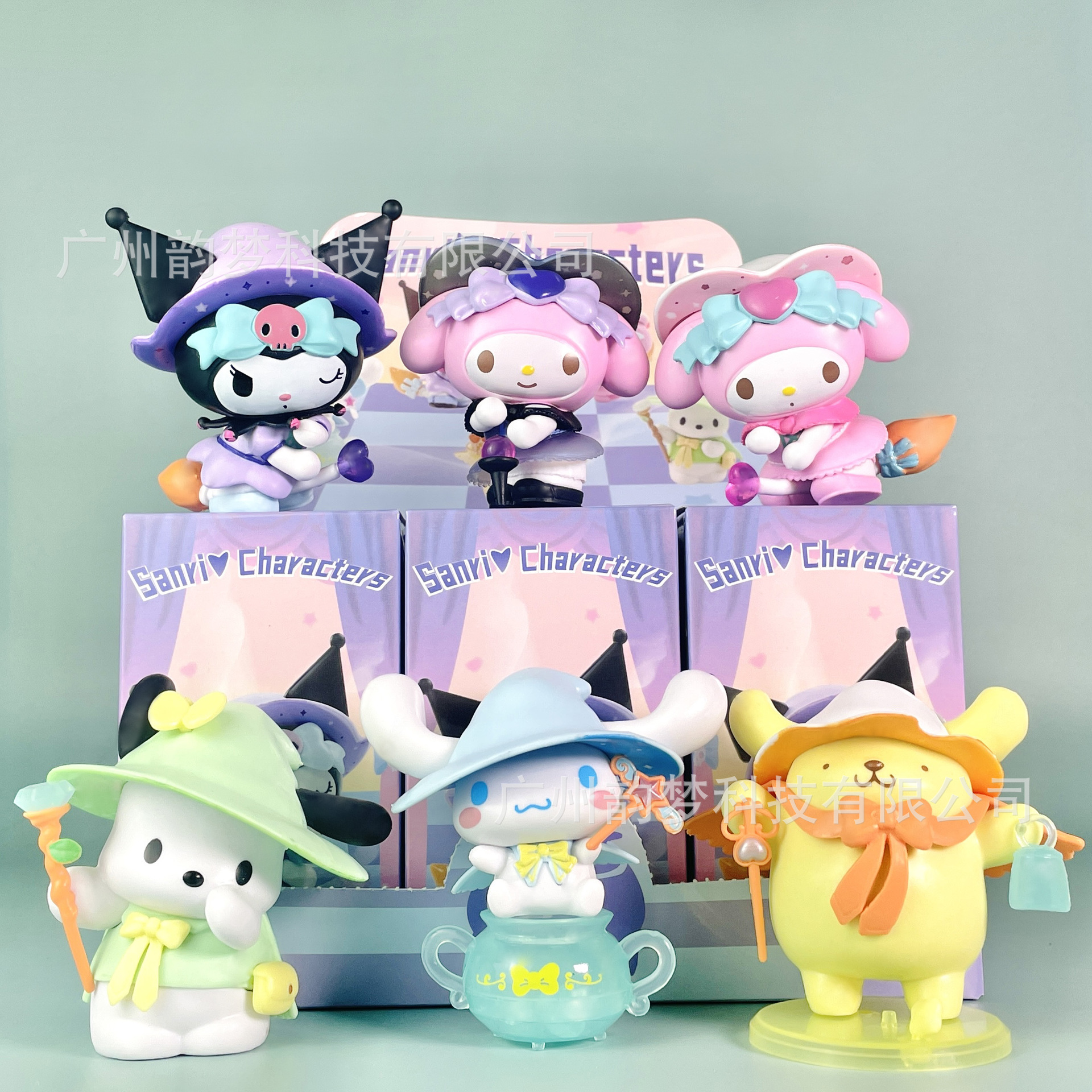 美乐蒂魔法物语手办库洛米玉桂狗扭蛋娃娃机公仔摆件