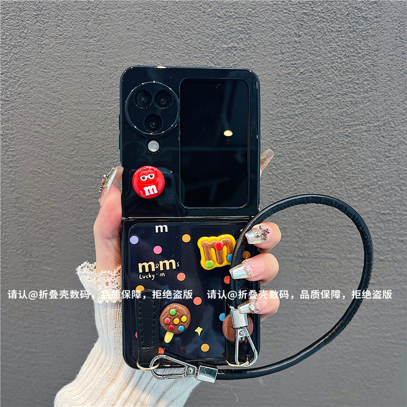 （OPPOfindN3flip系列)折叠奶油壳适用OPPOfindN3flip手机壳防摔潮