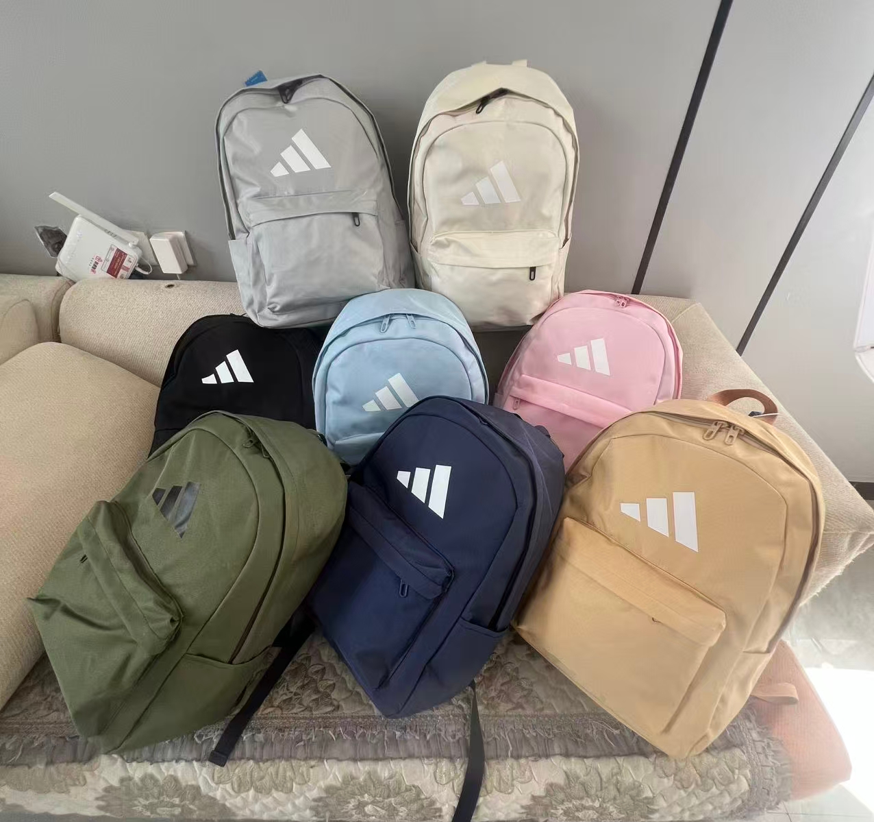 潮牌双肩包初中学生书包校园篮球背包百搭时尚运动篮球电脑旅行包