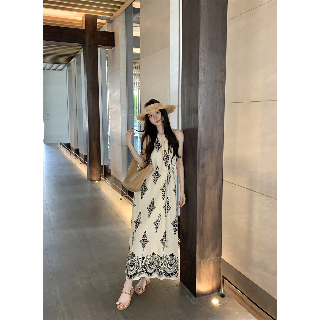 【仲夏夜之梦】复古买手松弛感宽松连衣裙小众设计感春夏慵懒过膝