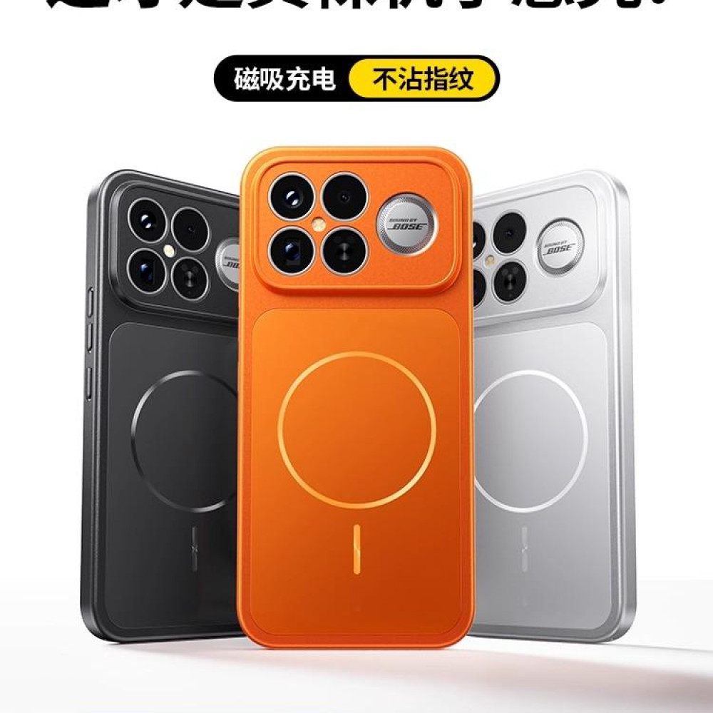 适用红米k90promax手机壳k90不沾指纹磁吸时尚时尚高端纯色秒变硬