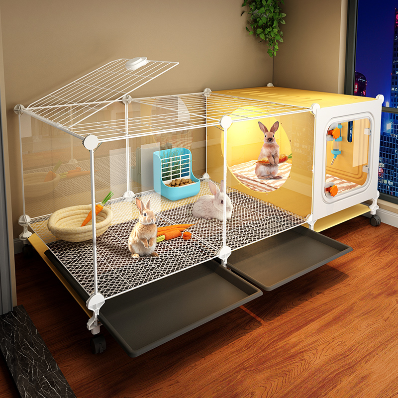兔笼兔子专用笼子室内家用处理带厕所特大号特大号兔子笼子