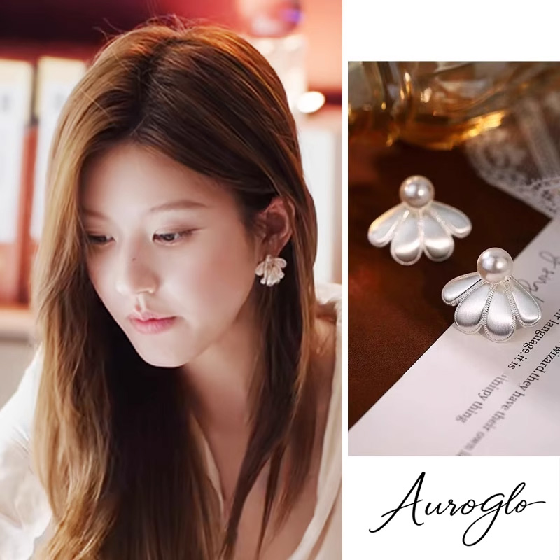 合金仿珍珠耳饰 许我耀眼许妍赵露思同款耳环银针耳饰小众耳钉