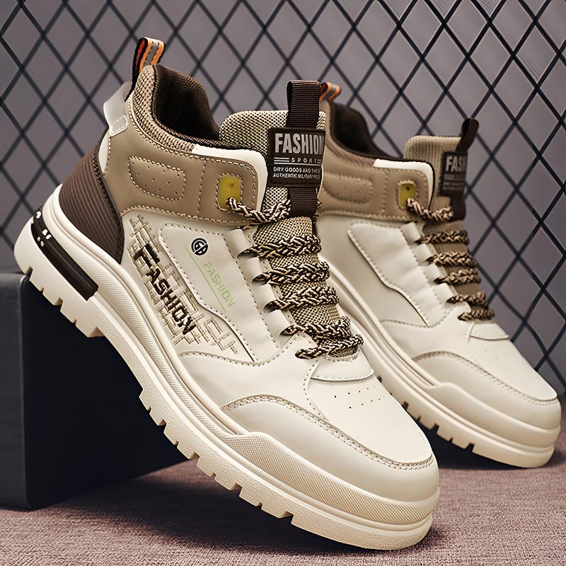 特大码男鞋46舒适加绒加宽加宽板鞋47男士中帮休闲48厚底工装鞋49