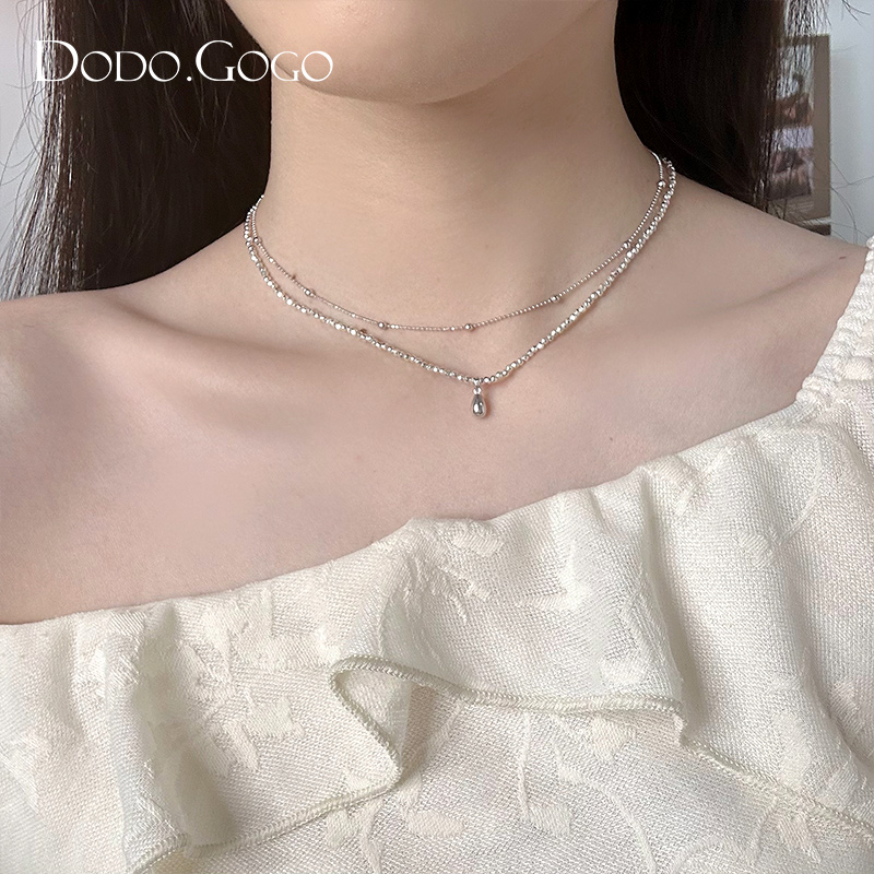 DODOGOGO 合金项链 气质轻奢百搭小众简约ins叠戴时尚精致项链女