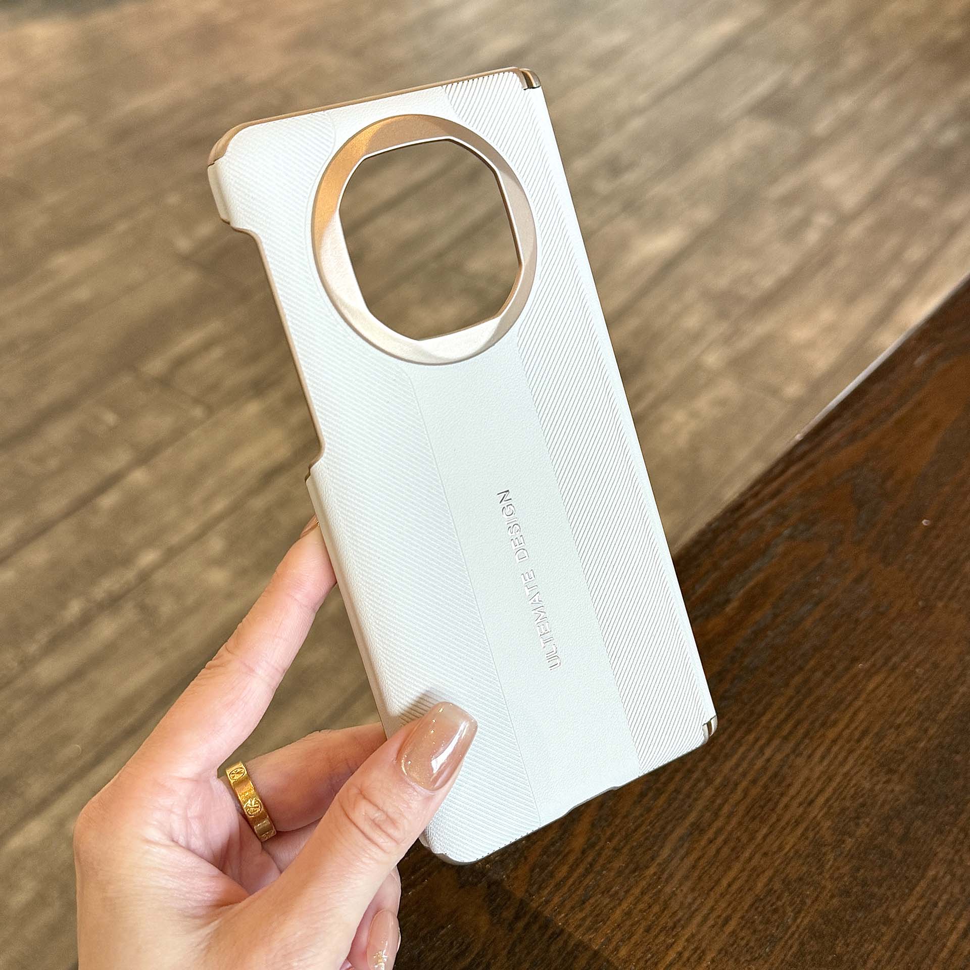 轻奢简约高档皮纹适用华为MateX6典藏版折叠屏手机壳MateX5双中轴