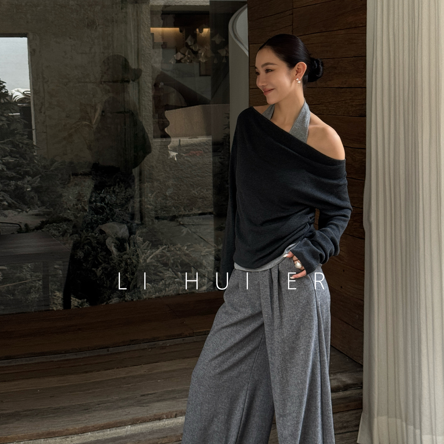 LiHuiEr李慧儿【草间弥生】2025秋季气质小众设计师款上衣EG3062