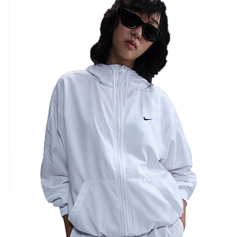 NIKE耐克女子梭织连帽运动外套FV6299-100