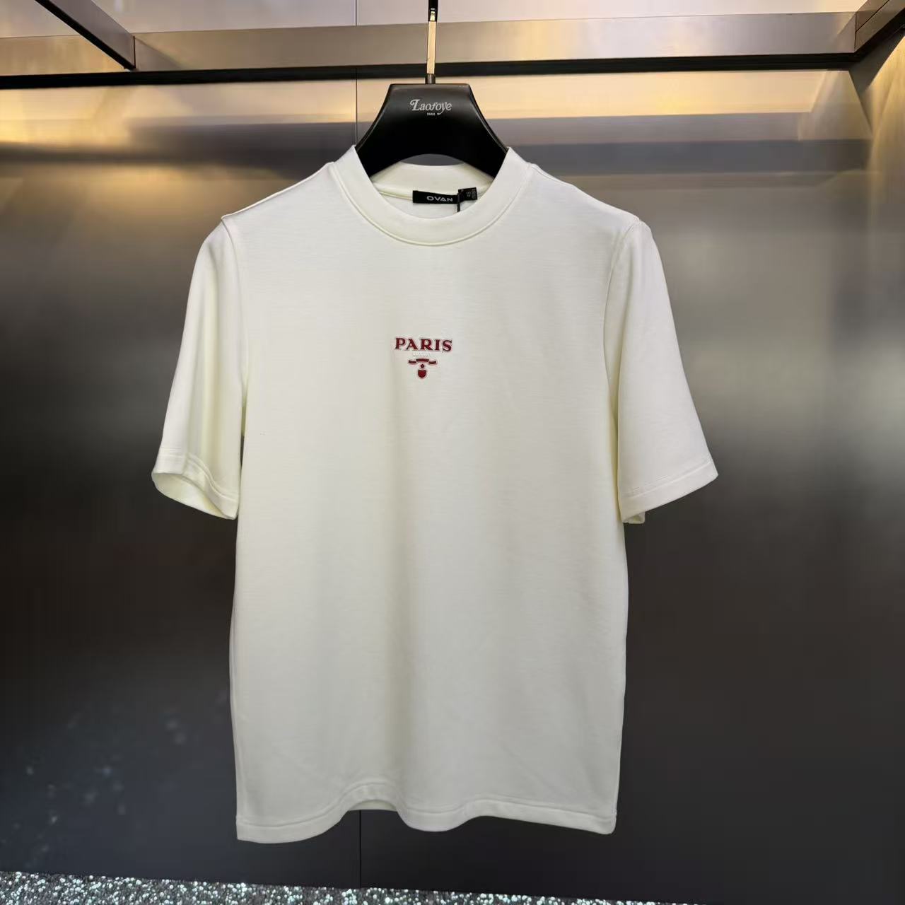 【VanJazny】QC新款高端男士潮流百搭时尚简约男士短袖T恤T25686