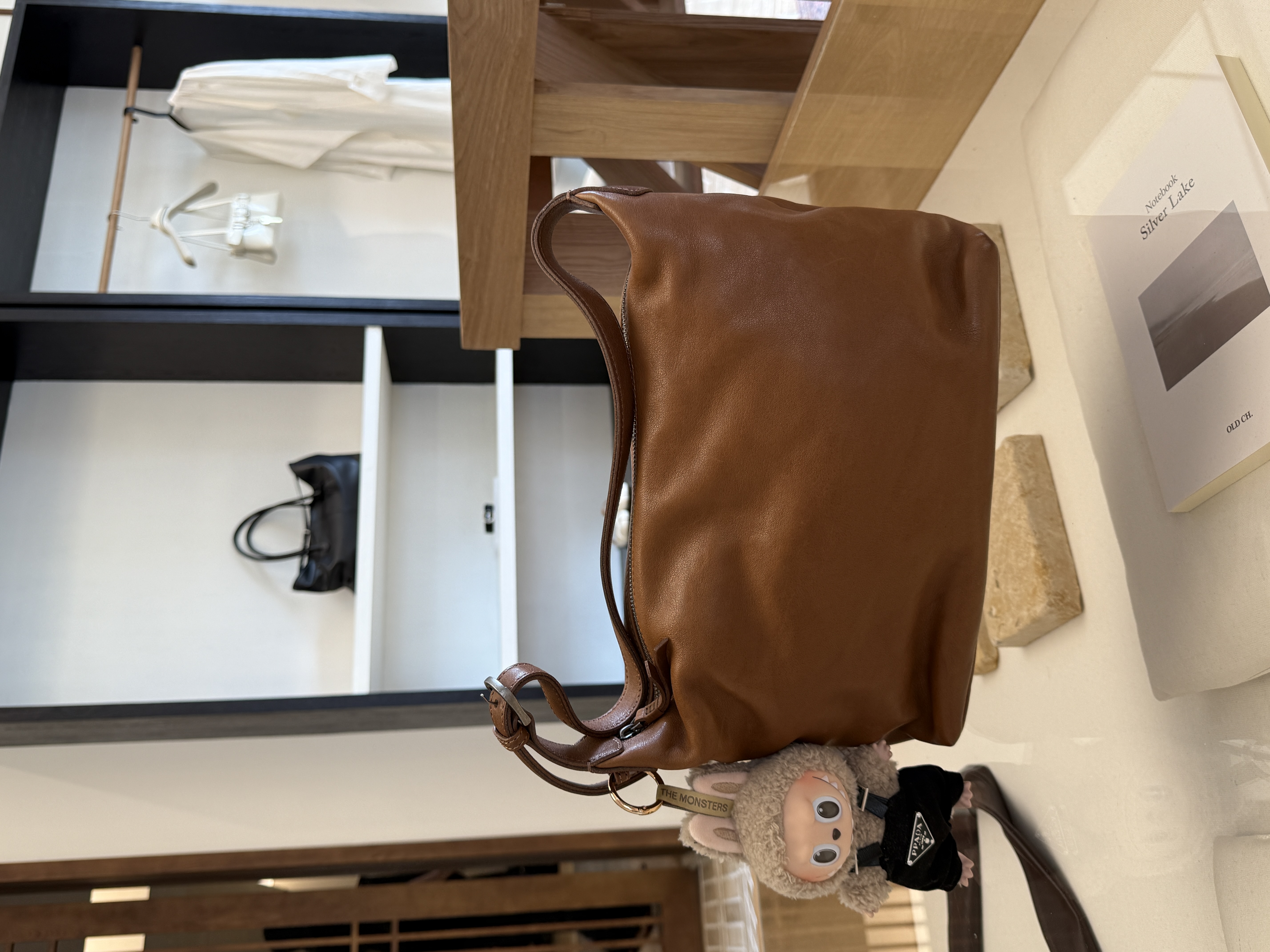 【hobo腋下包】稀有马鞍皮 颜值超高 超有质感 腋下包 可调节肩带