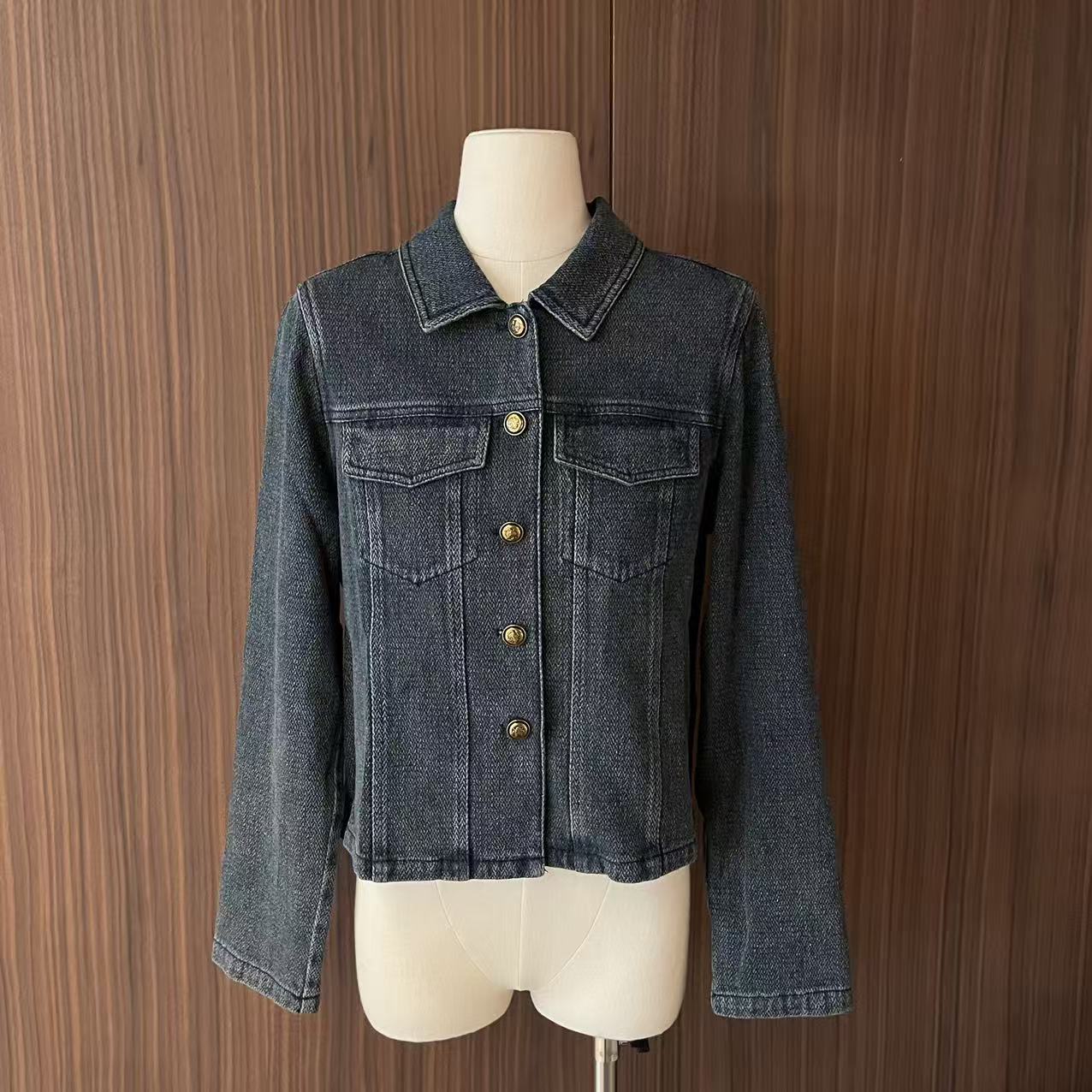 【痘痘私服】|【悉尼蓝调】麦穗做旧牛仔外套