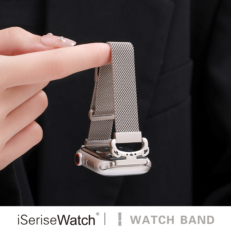 【原创小动物磁吸米兰】iserisewatch适用苹果手表表带iWatchs10