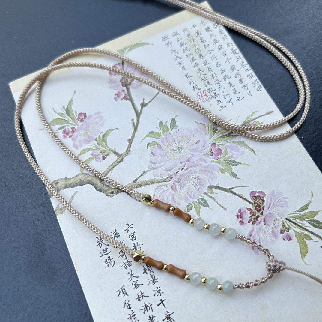 手工吊坠绳挂绳清新精美款多色可选竖拉调节调节吊坠绳绳子编绳