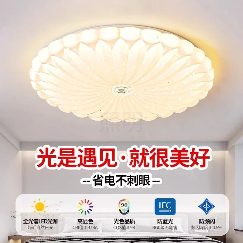 【专属】卧室灯2025年新款网红爆款led吸顶灯流行家用主卧房间灯具
