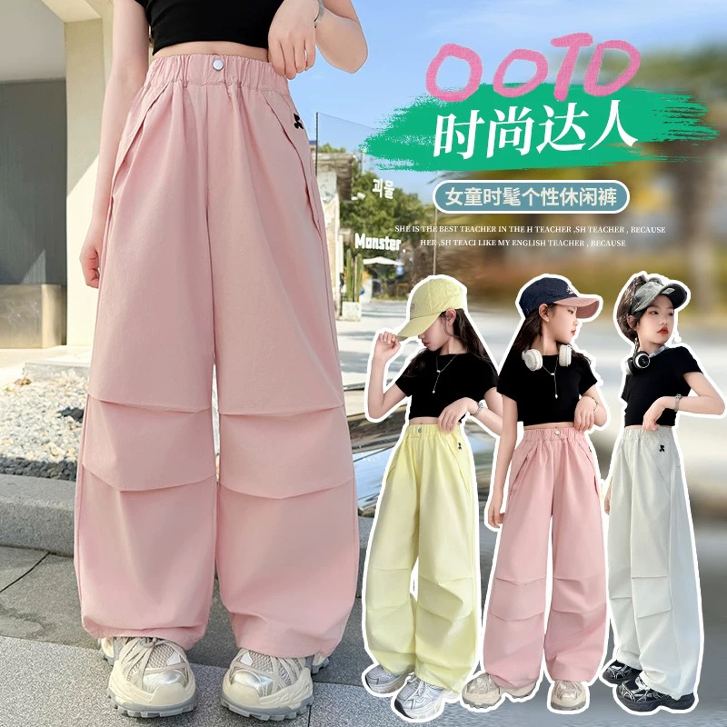 77161春秋新款女童休闲裤子