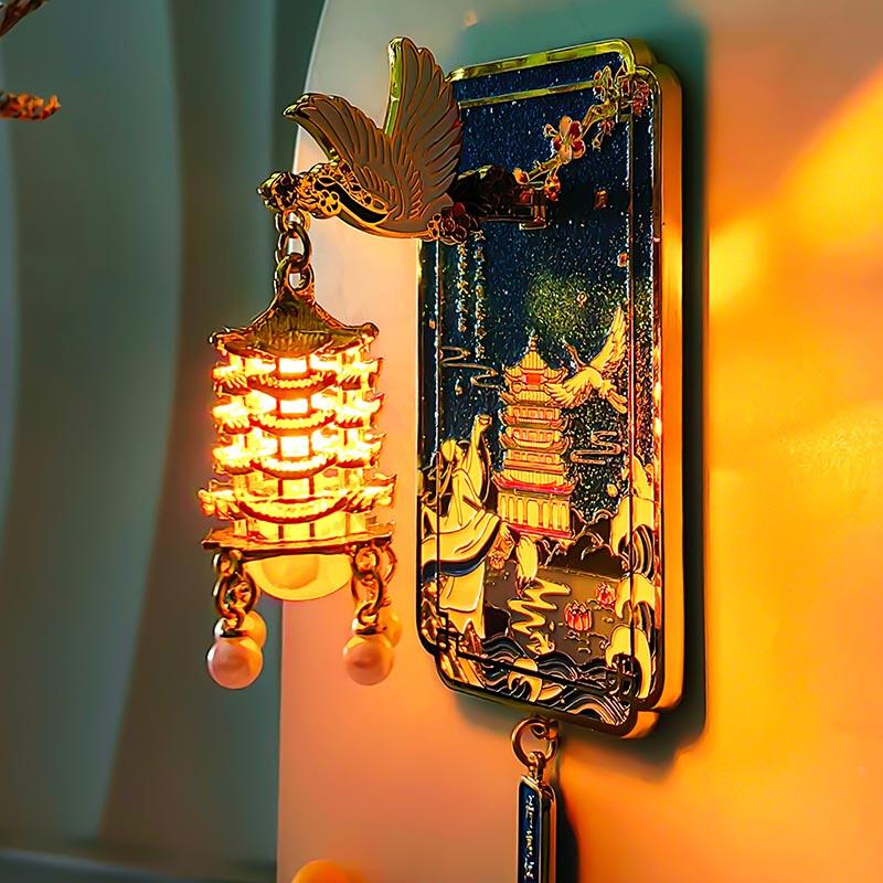 黄鹤楼冰箱贴磁吸2025新款中国城市文物湖北武汉文创博物馆纪念品