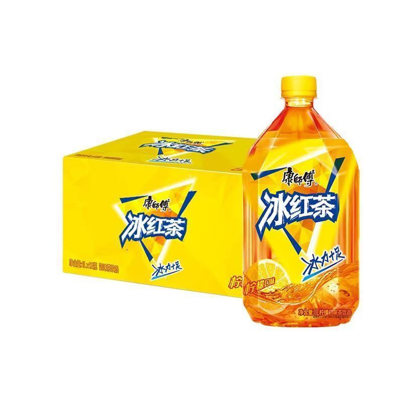 康师傅冰红茶1000ML*3瓶夏季优选清爽解腻痛快畅饮