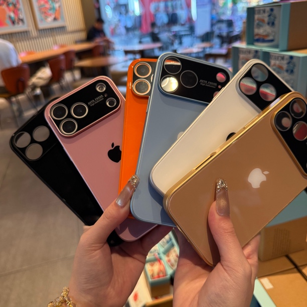 秒变大视窗适用iPhone17promax手机壳苹果16玻璃15高级13女12全包