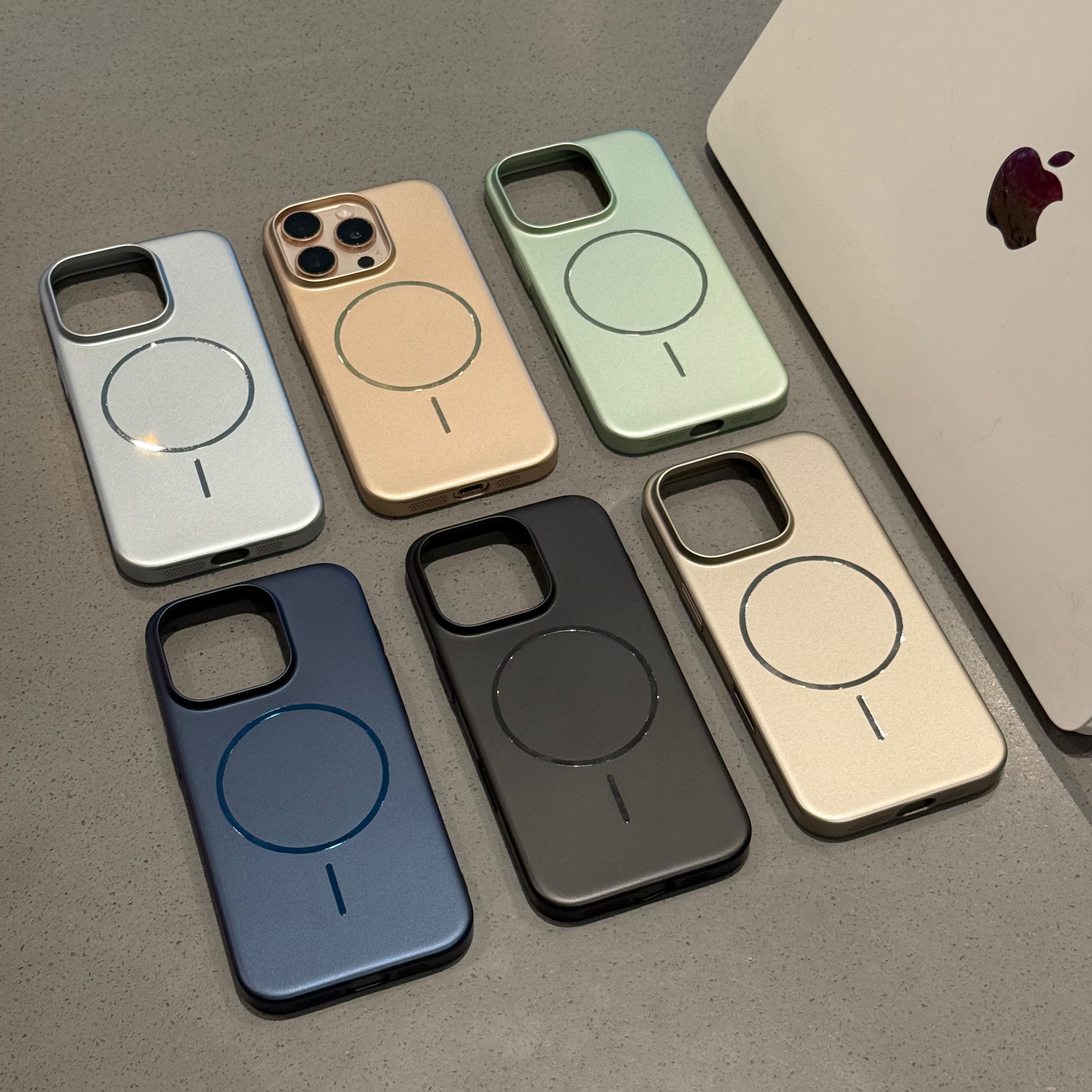 欧克里里磁吸壳适用苹果17promax手机壳华为p80mate60女小米14/15