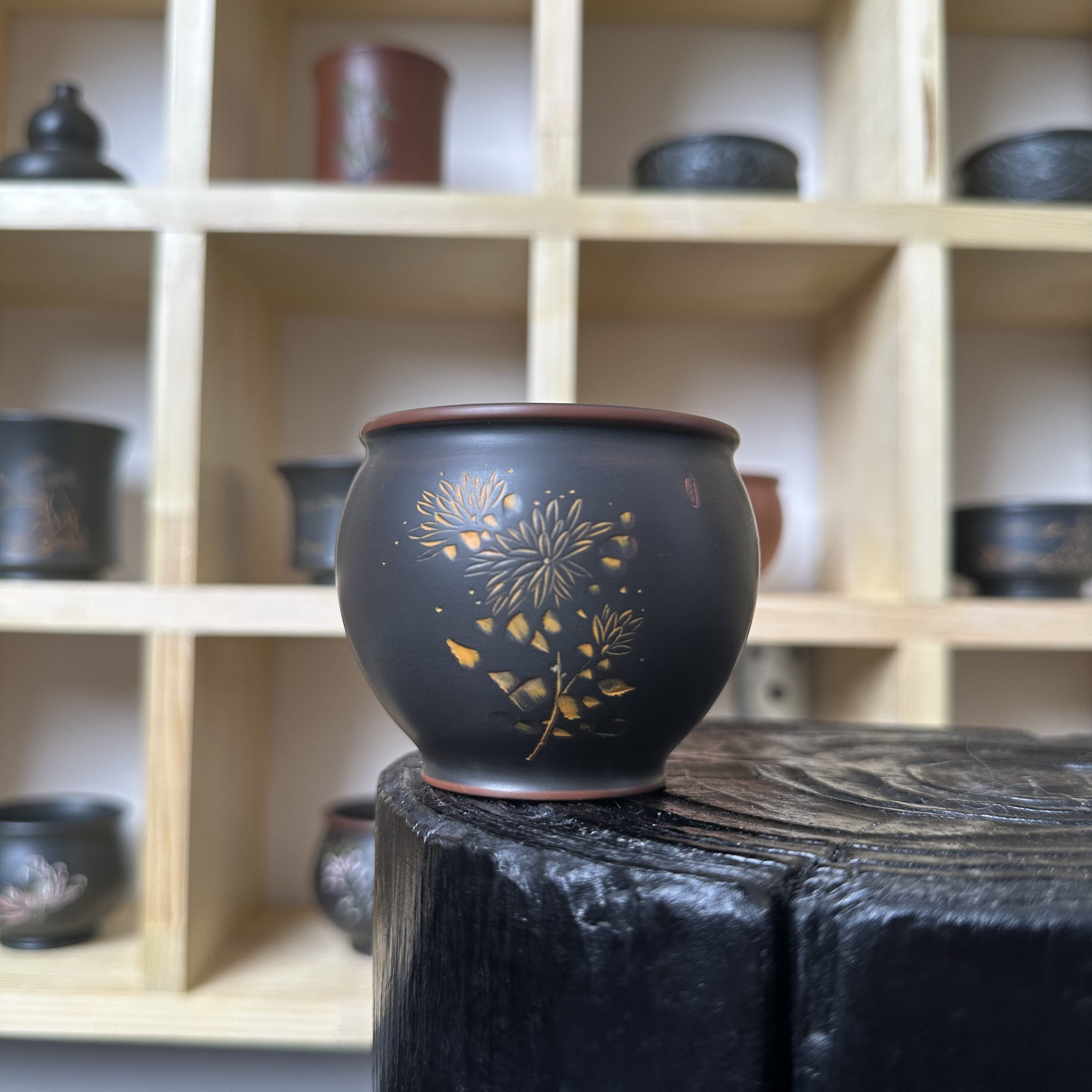 原矿坭兴陶主人杯家用功夫茶杯高档专用130毫升