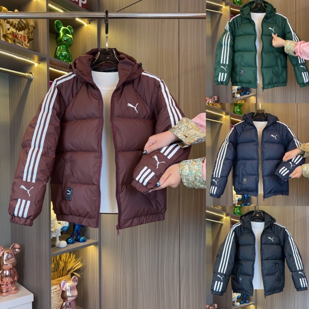 冬季新款连帽时尚百搭保暖休闲棉服1052