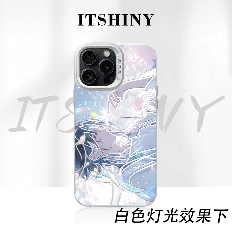 原神魈手机壳彩银适用于苹果华为荣耀小米VIVOPPO一加36