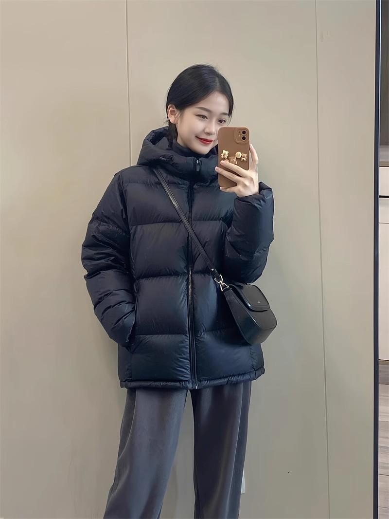 短款棉服女同款情侣2025新款加厚保暖黑色连帽面包服外套棉袄棉衣