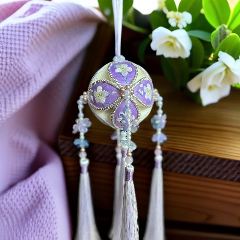 【靖西纯手工刺绣绣球】广西靖西精品纯手工绣球定制