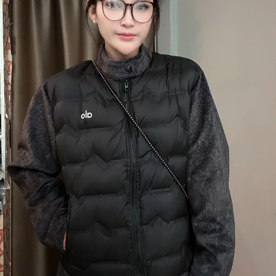 5849#秋冬染色字母保暖薄款印花标准纯色