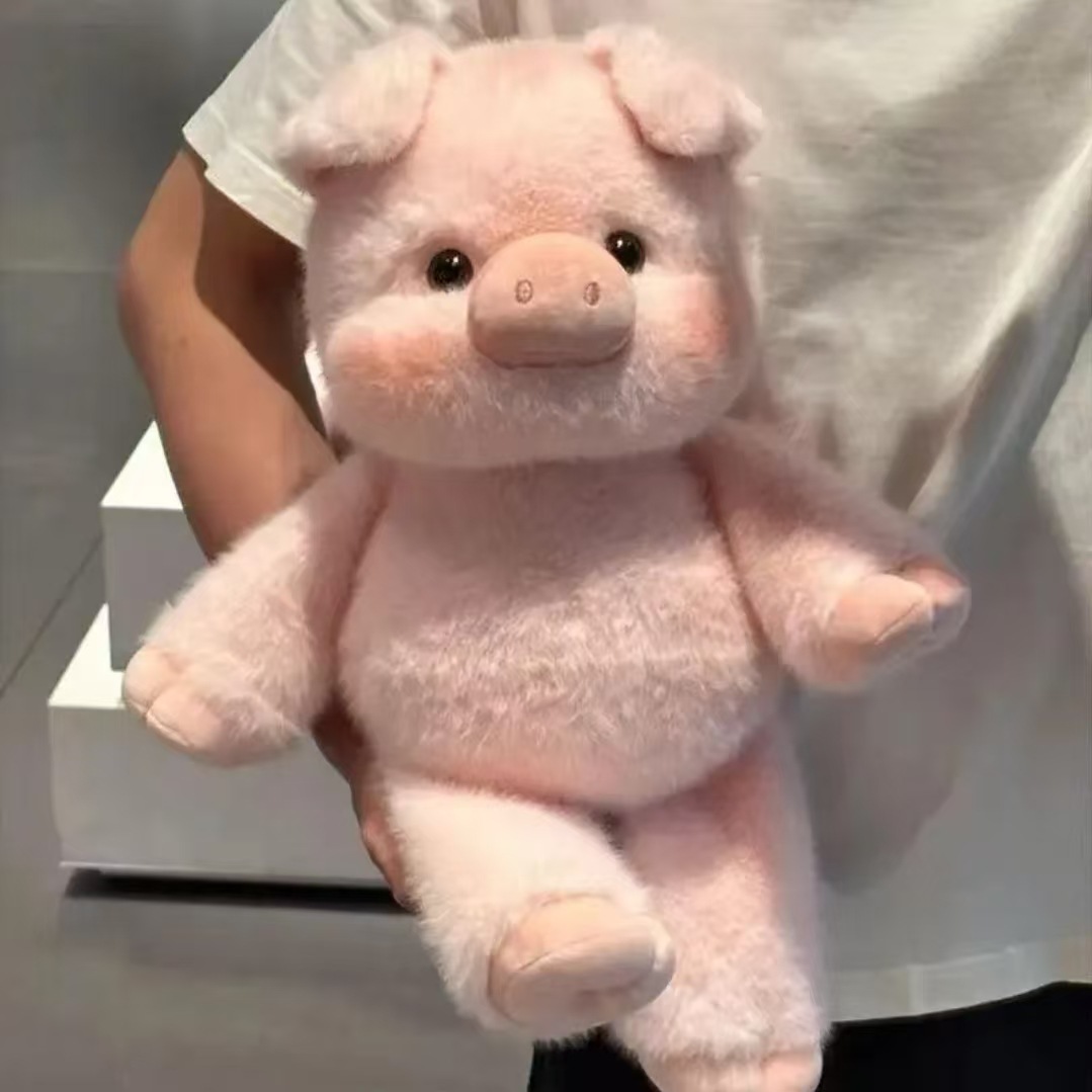 正版软萌小猪毛绒公仔会跑步的小猪毛绒玩偶陪伴娃娃七夕生日礼物