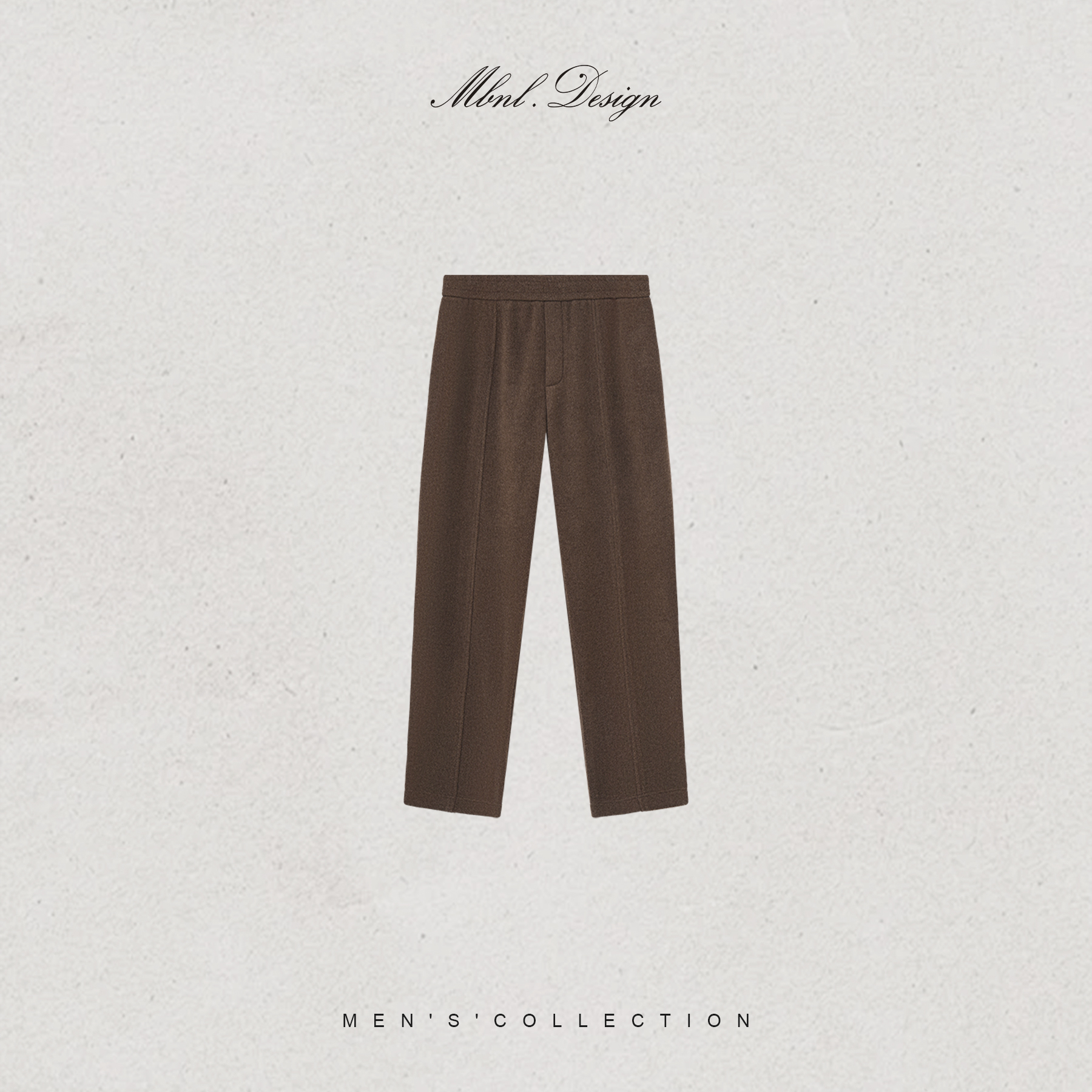 MBNL-F「Crimson」秦磊男装羊毛定织细腻触感抽绳休闲裤LL-SKZ2105