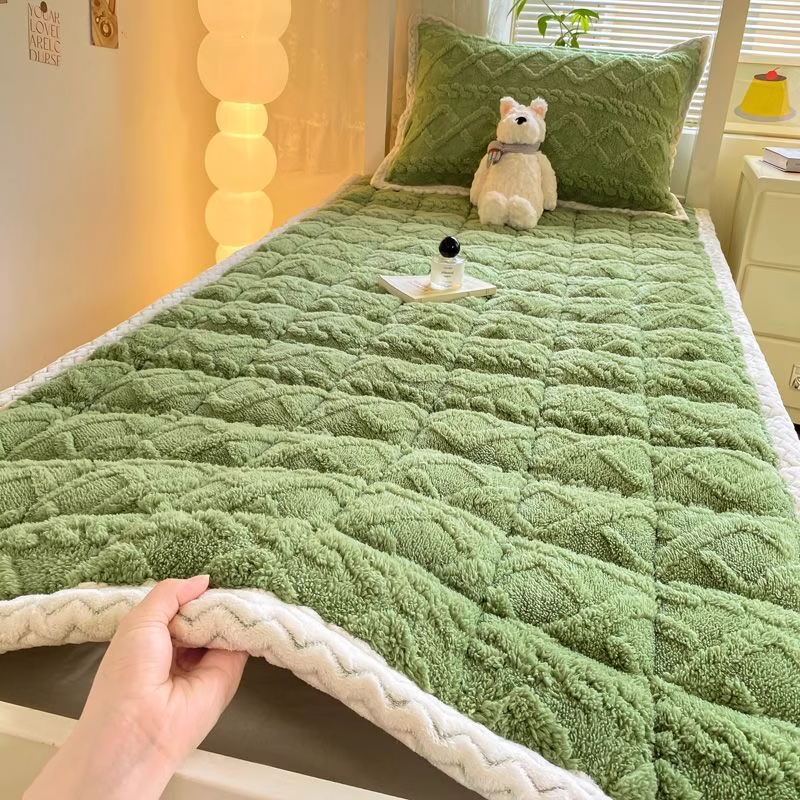塔芙绒床垫学生宿舍软垫秋冬床护垫床褥保暖加厚榻榻米单人双面绒