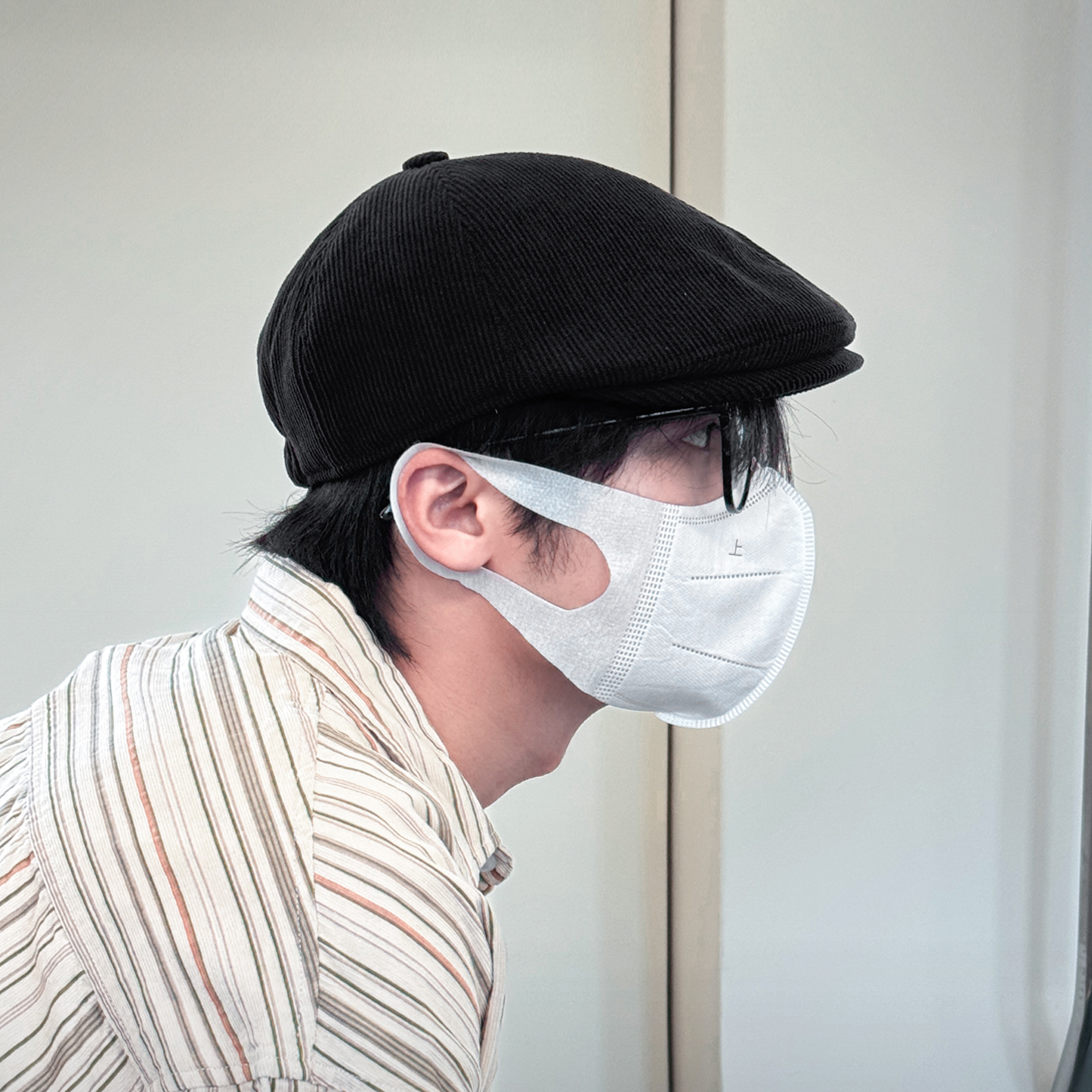 CHUNCC日系复古前进帽男士正反可戴鸭舌帽男报童帽女贝雷帽画家帽